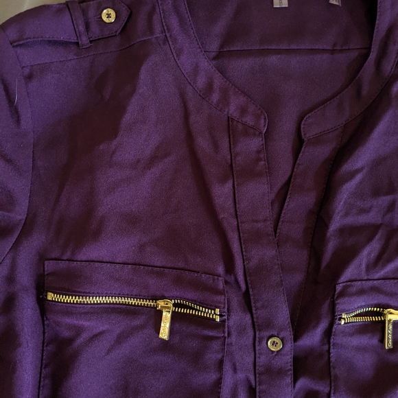 Calvin Klein Maroon Blouse - Picture 3 of 3